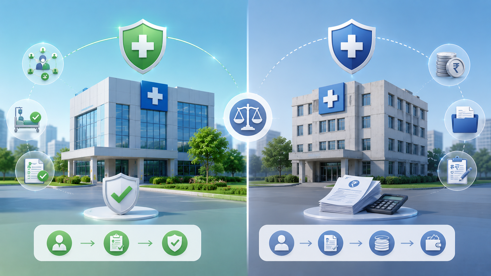 Network Hospital vs Non-network Hospital